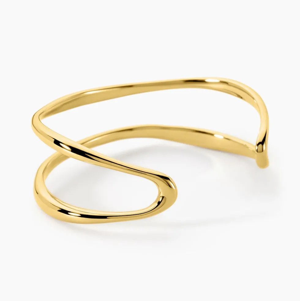 Bracelet Jonc Cherish Acier Jaune
