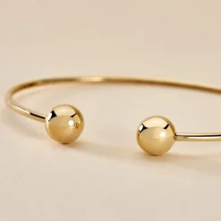 Bracelet Jonc Davina Boules Or Jaune