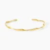 Bracelet Jonc Ecorsia Acier Jaune