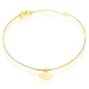 Bracelet Jonc Ida Nuage Or Jaune