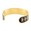 Bracelet Jonc Imagine Gwladys Acier Jaune