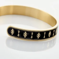 Bracelet Jonc Imagine Murielle Acier Jaune