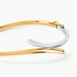 Bracelet Jonc Loise Flexible Or Bicolore