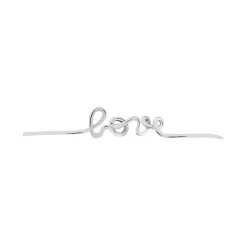 Bracelet Jonc Love Argent Blanc