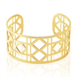 Bracelet Jonc Luyanna Acier Jaune