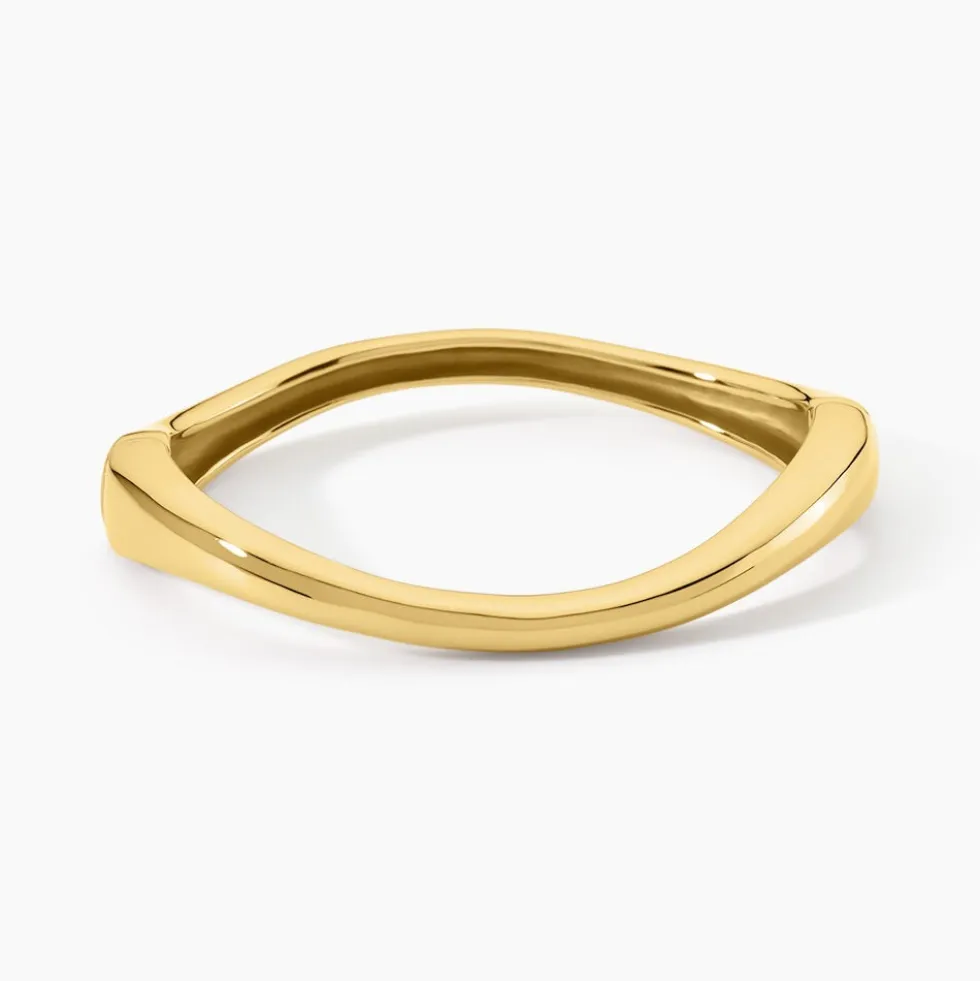 Bracelet Jonc Mamamia Acier Jaune
