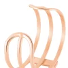 Bracelet Jonc Medina Acier Rose Pierre De Synthese