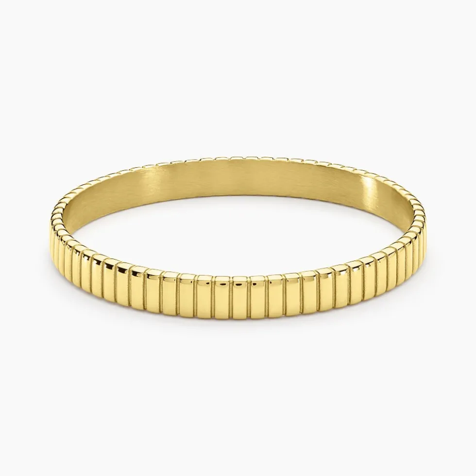 Bracelet Jonc Mira Acier Jaune