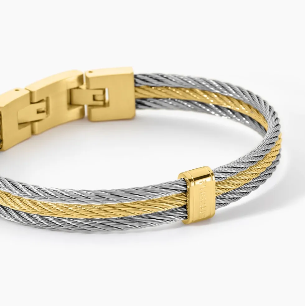 Bracelet Jonc Phebus Him Acier Bicolore