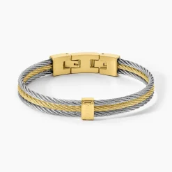 Bracelet Jonc Phebus Him Acier Bicolore