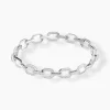 Bracelet Jonc Rava Argent Blanc Oxyde De Zirconium