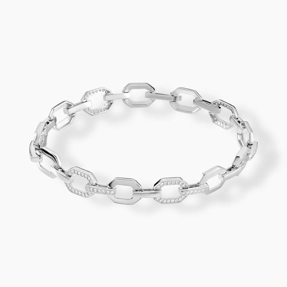 Bracelet Jonc Rava Argent Blanc Oxyde De Zirconium