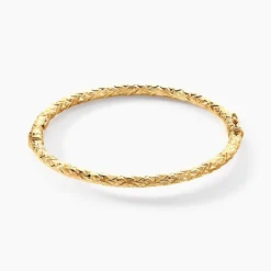 Bracelet Jonc Shiny Diamante Or Jaune