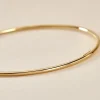 Bracelet Jonc Xylina Fil Rond Lisse Or Jaune