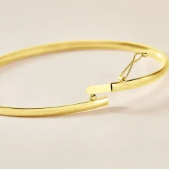 Bracelet Jonc Yuriy Fil Flexible Or Jaune