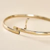Bracelet Jonc Yuriy Fil Flexible Or Jaune