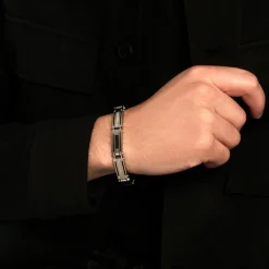 Bracelet Jourdan Acier Blanc