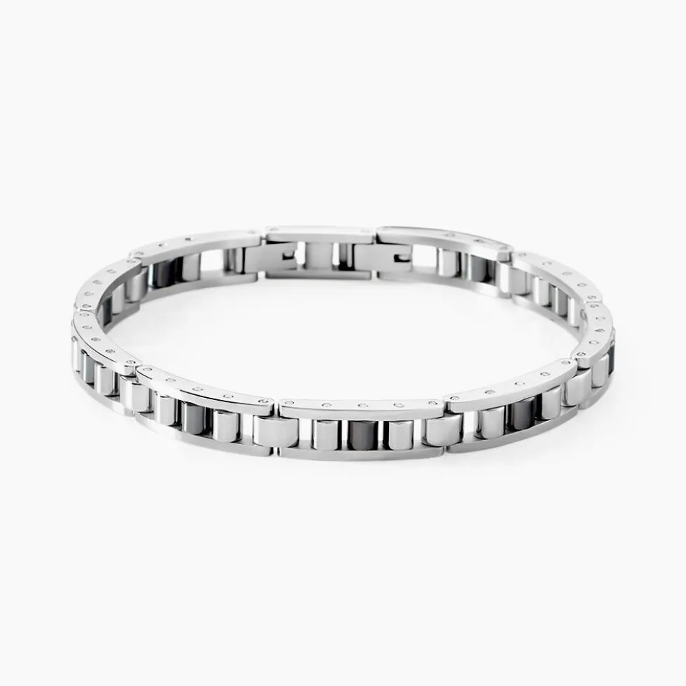 Bracelet Jourdan Acier Blanc