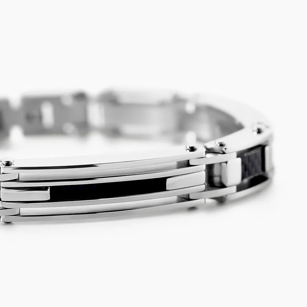 Bracelet Jourdan Acier Blanc
