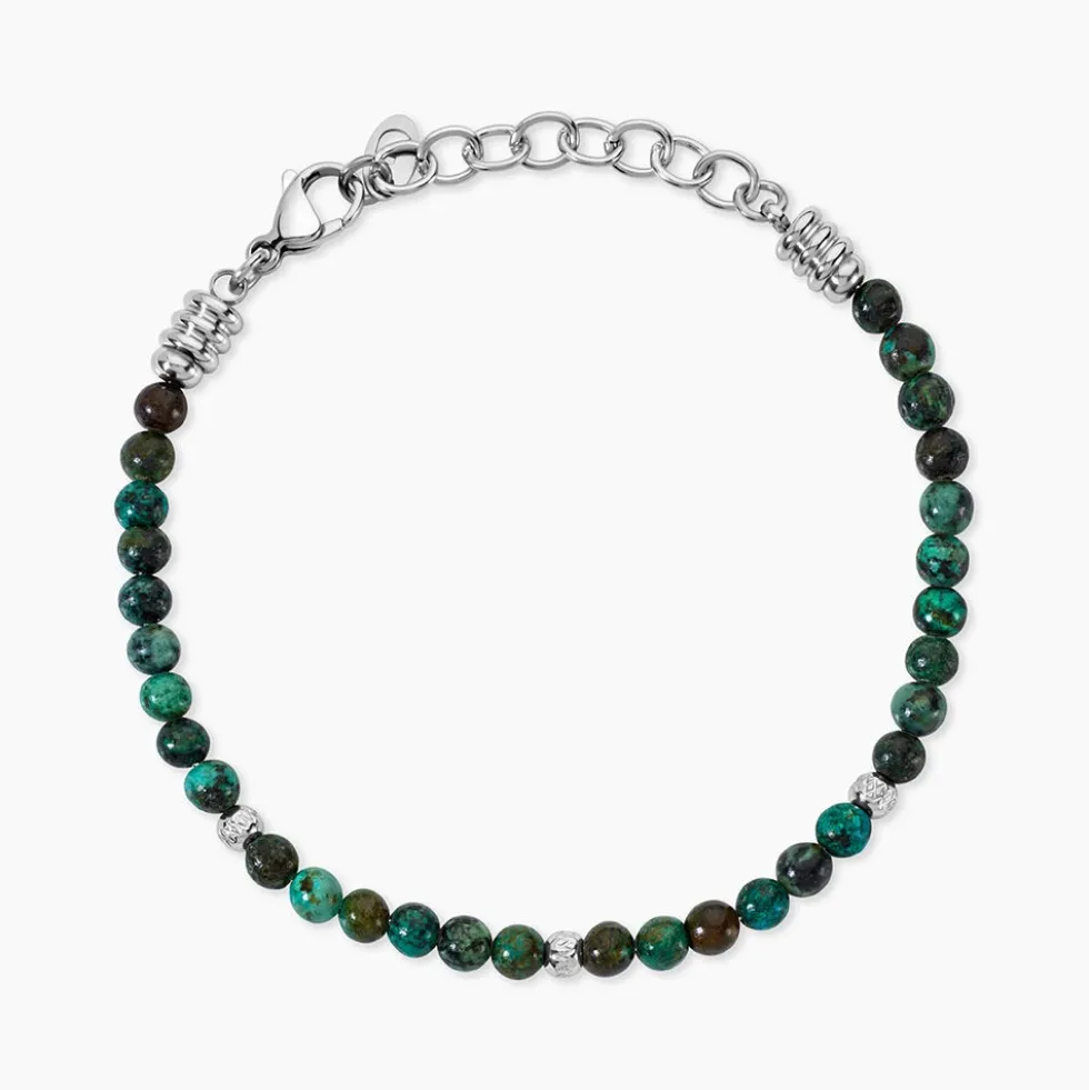 Bracelet Jourdan Acier Blanc Turquoise