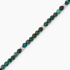 Bracelet Jourdan Acier Blanc Turquoise