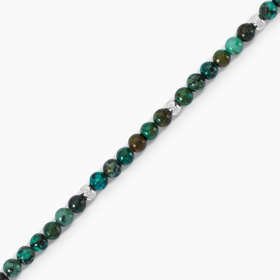 Bracelet Jourdan Acier Blanc Turquoise