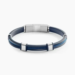Bracelet Jourdan Caoutchouc Noir