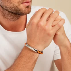 Bracelet Jourdan Cuir Noir