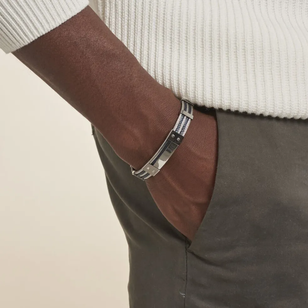 Bracelet Jourdan Herens Acier Blanc