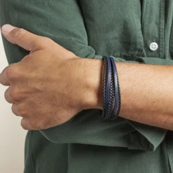 Bracelet Jourdan Homme Byron Acier Argente