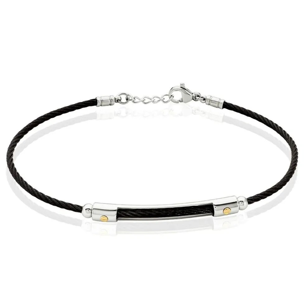 Bracelet Jourdan Kameo Acier Bicolore