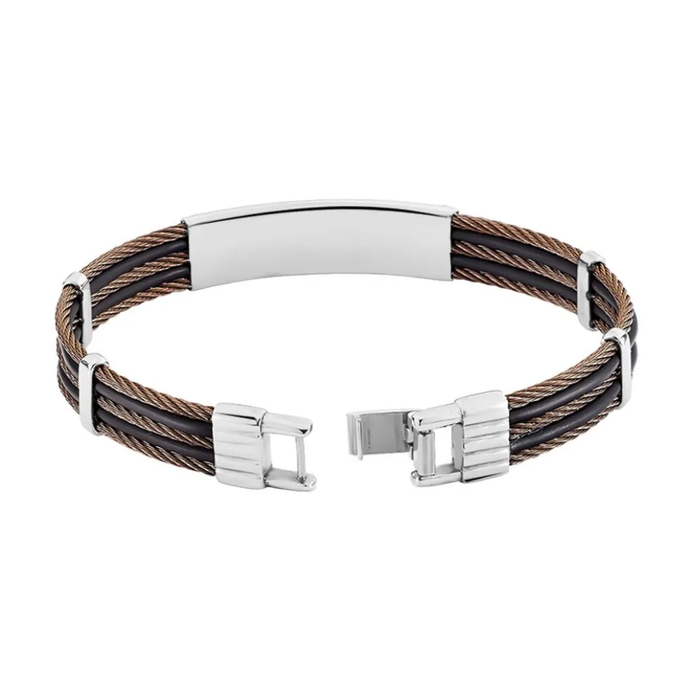 Bracelet Jourdan Leonilde Acier Bicolore