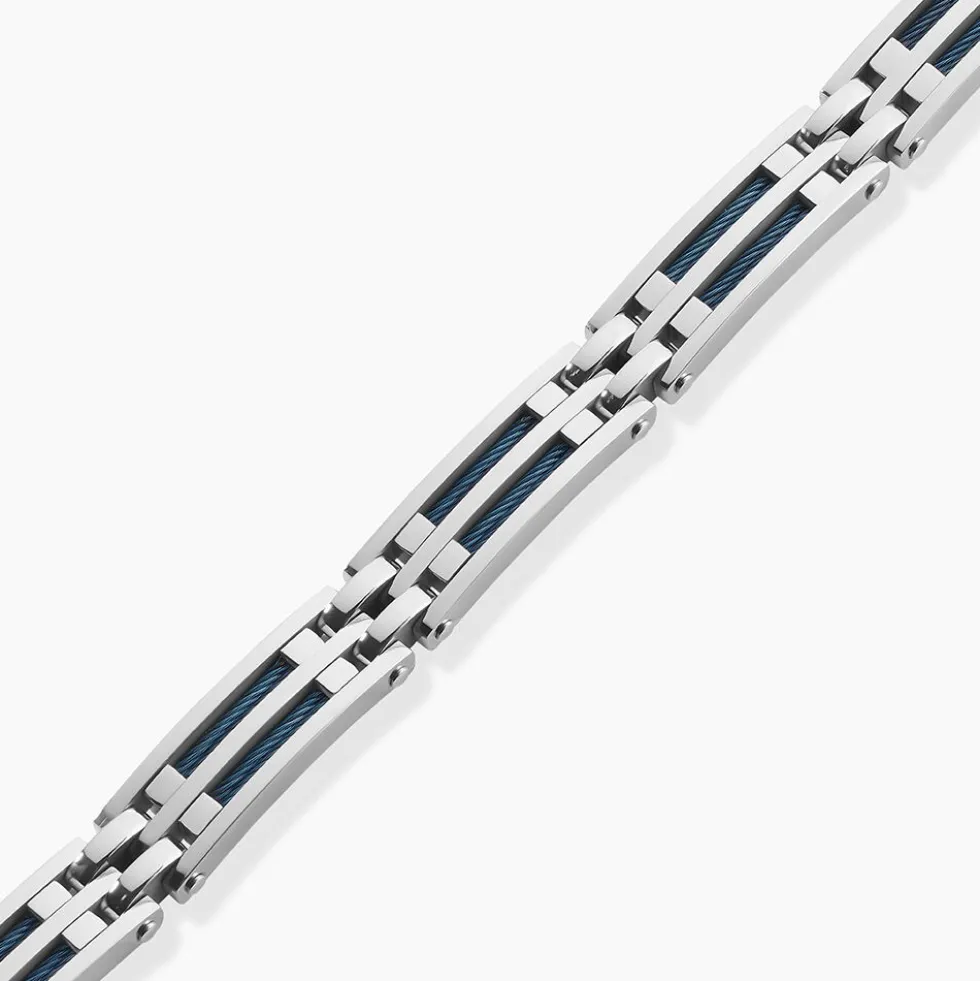 Bracelet Jourdan Priam Acier Argenté