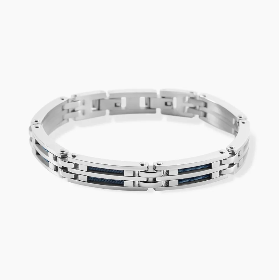 Bracelet Jourdan Priam Acier Argenté