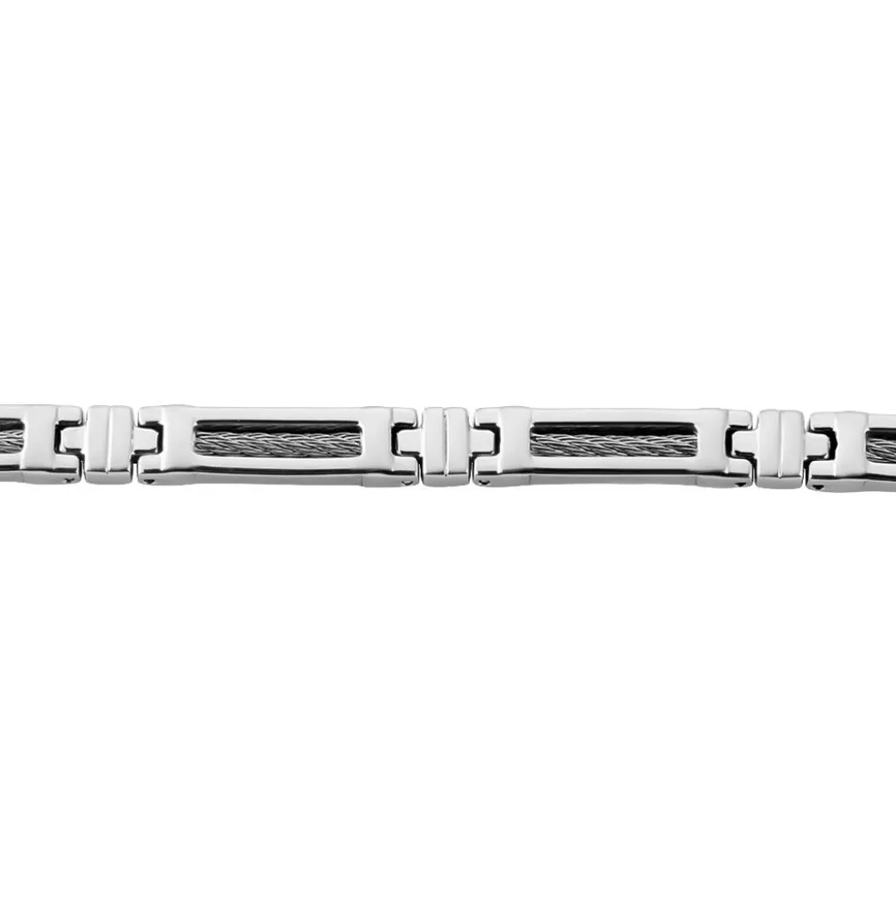 Bracelet Julien Acier Blanc