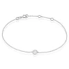 Bracelet Kadidia Or Blanc Oxyde De Zirconium