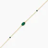 Bracelet Kakalina Or Jaune Malachite