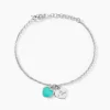 Bracelet Kalliopea Argent Blanc