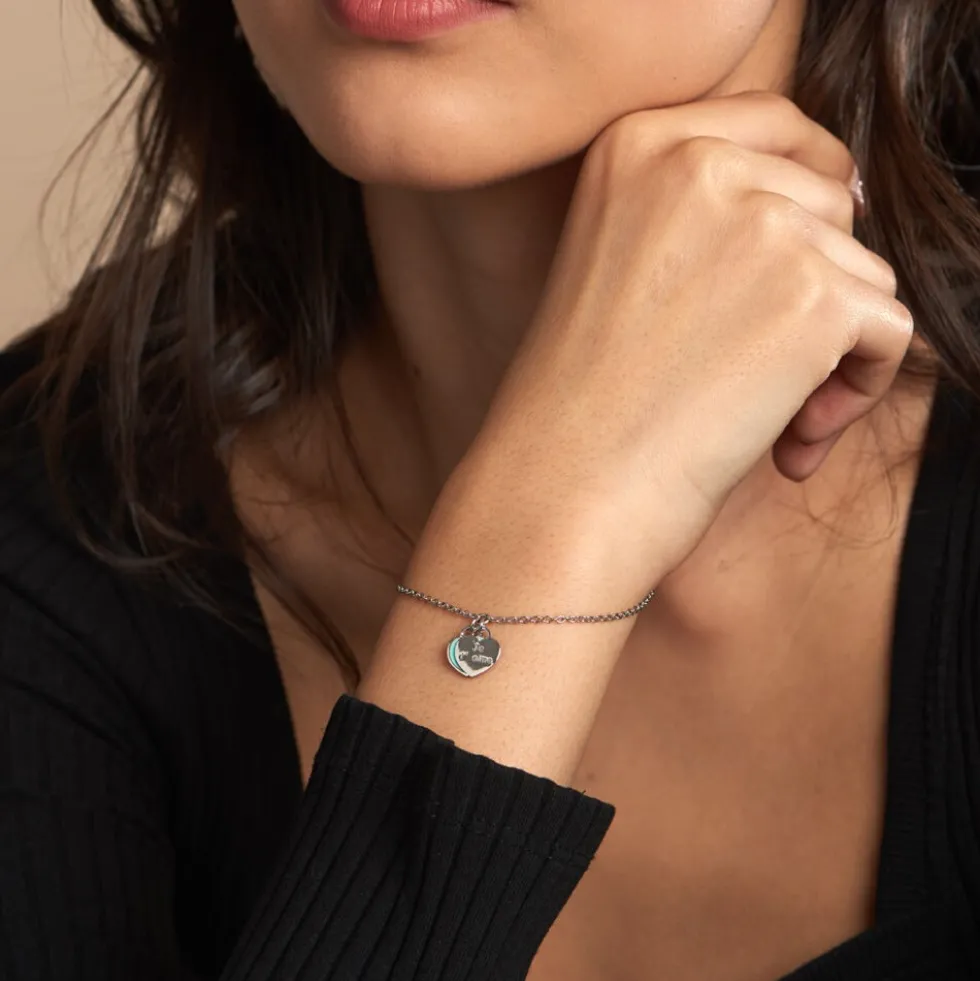 Bracelet Kalliopea Argent Blanc