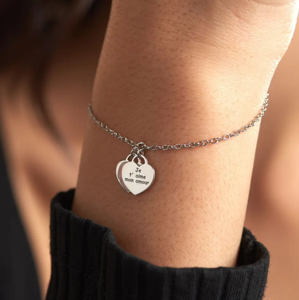 Bracelet Kalliopea Argent Blanc