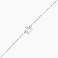 Bracelet Katie Argent Blanc