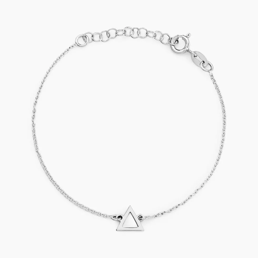 Bracelet Katie Argent Blanc