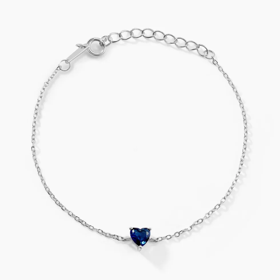 Bracelet Kelvyn Argent Blanc Oxyde