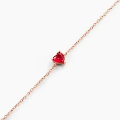 Bracelet Kelvyn Argent Rose Oxyde
