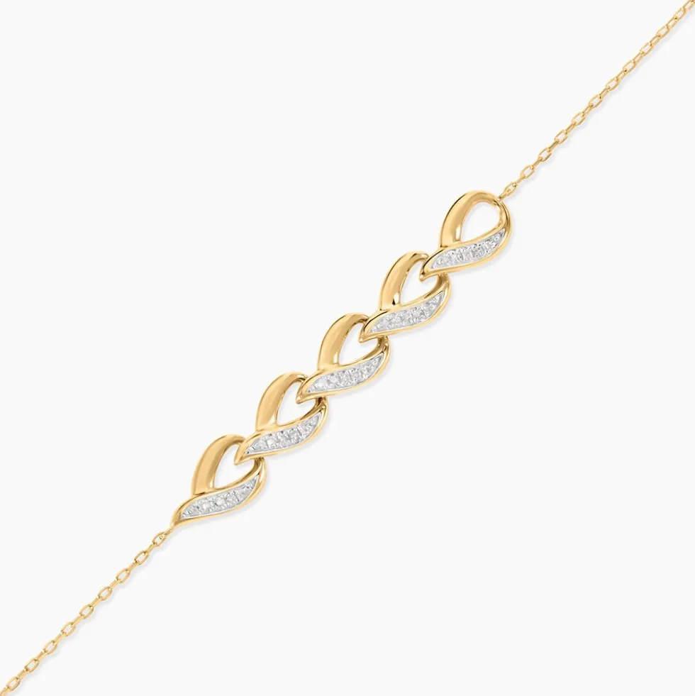 Bracelet Khayrat Or Jaune Diamant