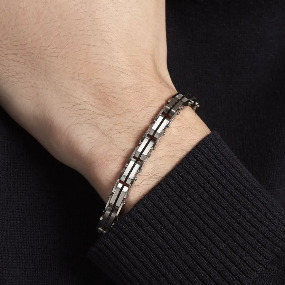 Bracelet Kolby Acier Bicolore