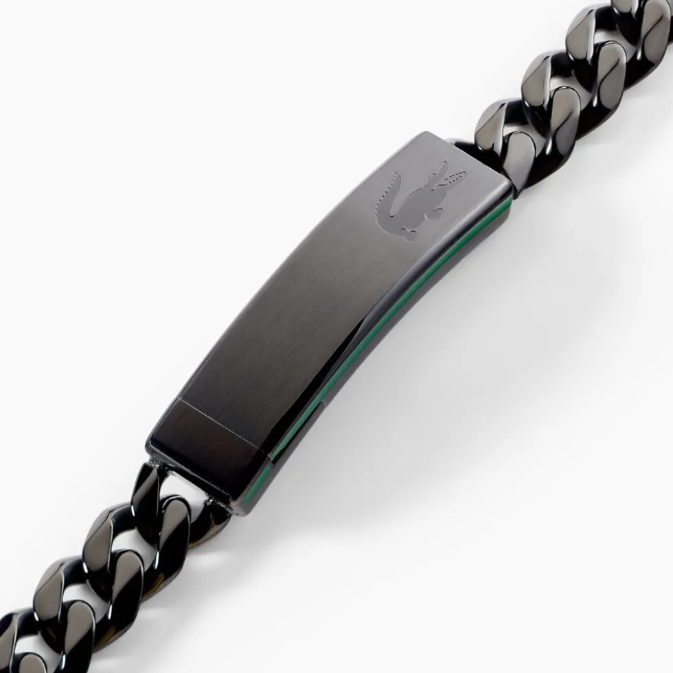 Bracelet Lacoste Baseline Acier Noir