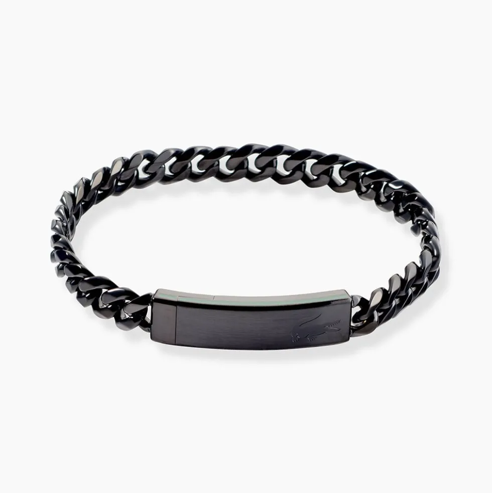 Bracelet Lacoste Baseline Acier Noir