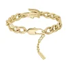Bracelet Lacoste Crocodile Acier Jaune