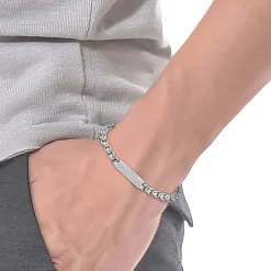 Bracelet Lacoste L'Essentiel Acier Blanc